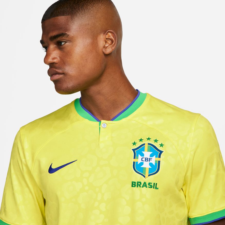 Nike Men's Brazil 2022 WC Home Jersey