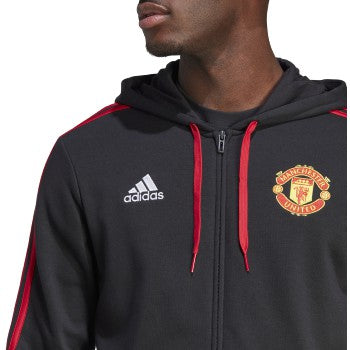 Adidas store Manchester United Black Jacket Hoodie Size M