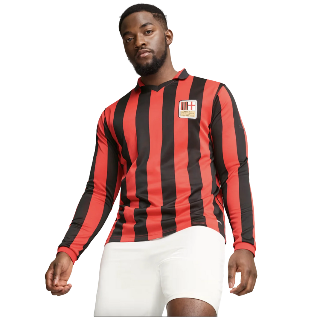 Puma Men’s AC Milan 125th Anniversary Authentic Long Sleeve Jersey