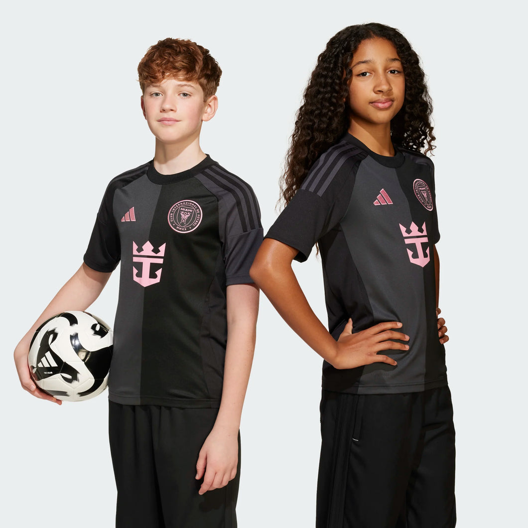 adidas Youth Messi Inter Miami 2025 Away Jersey