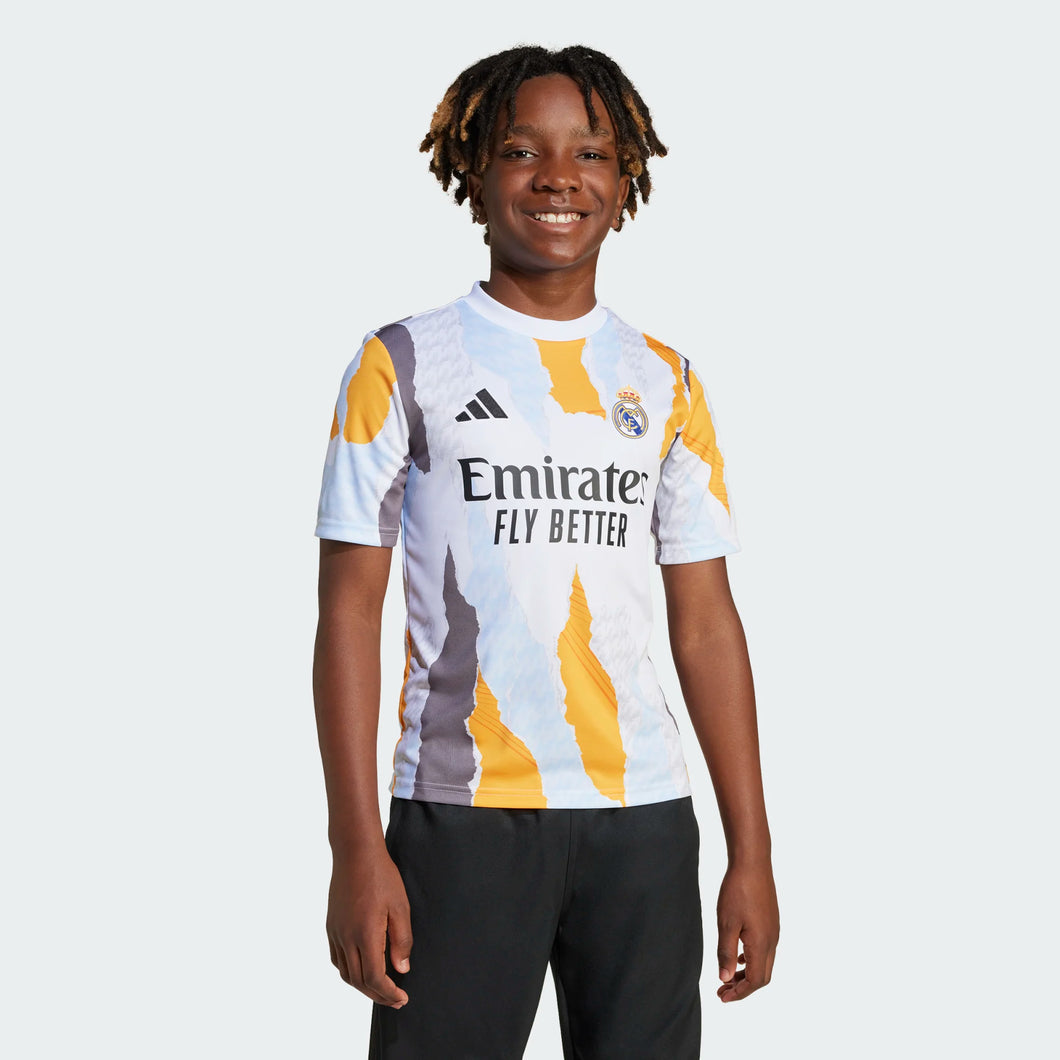 adidas Youth Real Madrid 24/25 Pre Match Jersey