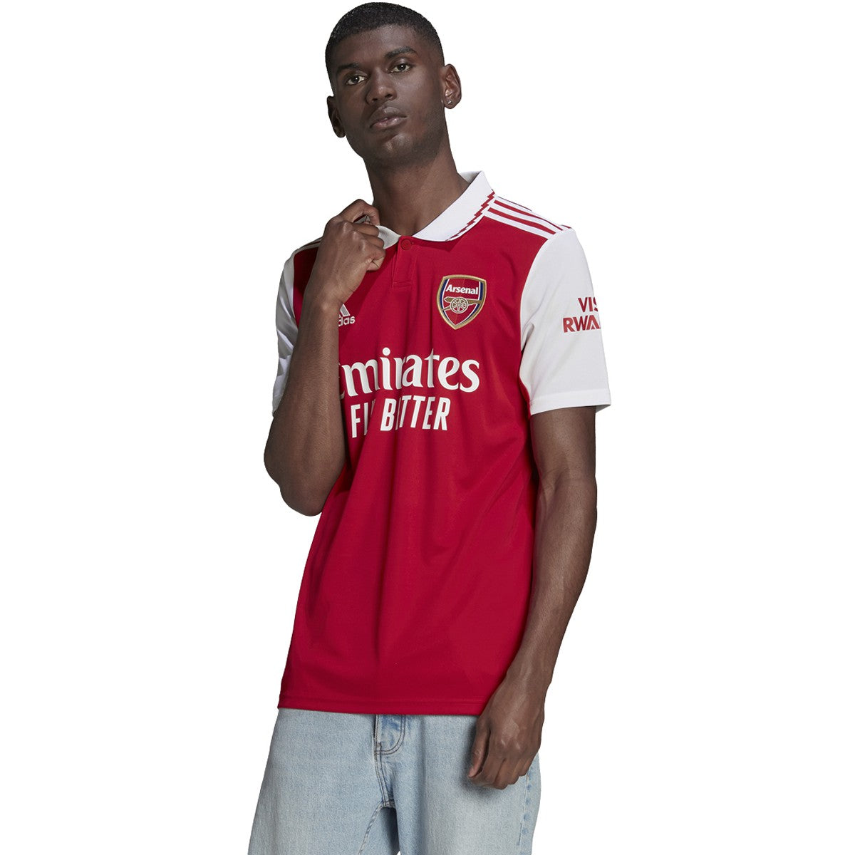 : adidas 21-22 Arsenal FC Home Jersey - Mens Soccer XS