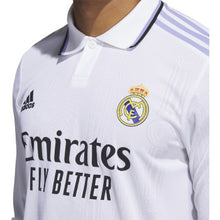 Load image into Gallery viewer, adidas Men&#39;s Real Madrid 22/23 Authentic LS Home Jersey
